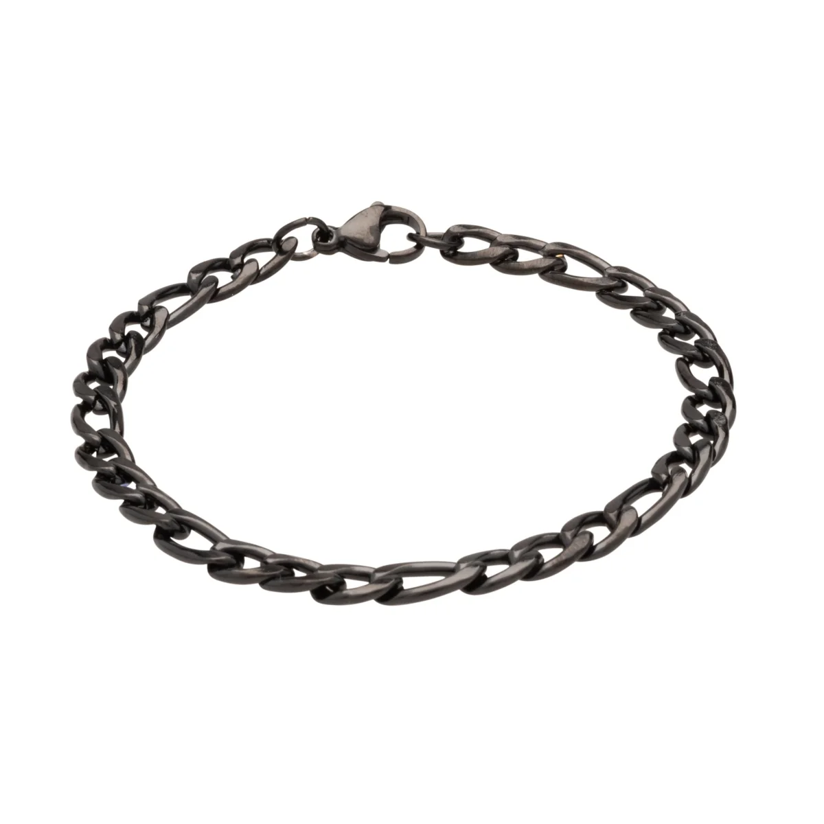 Black Figaro Chain Bracelet - Image 3