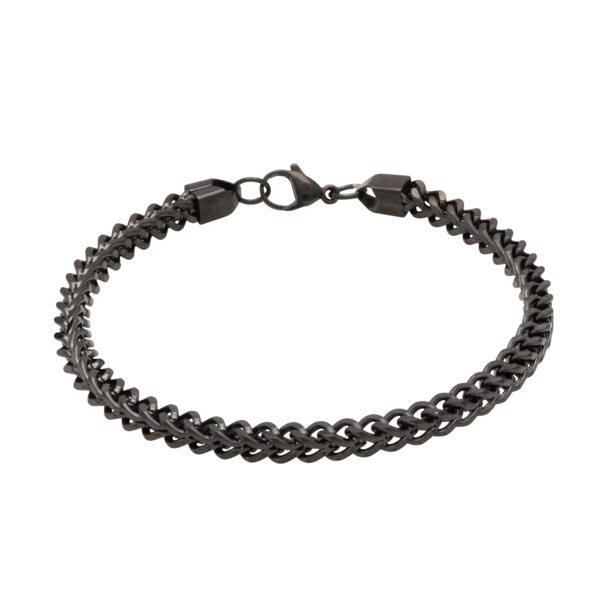 Black Franco Chain Bracelet - Image 3