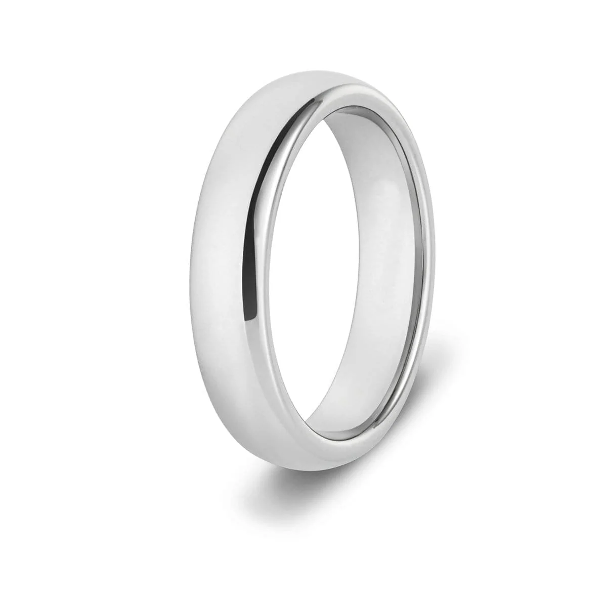Classic Silver Tungsten Ring Set - Image 5