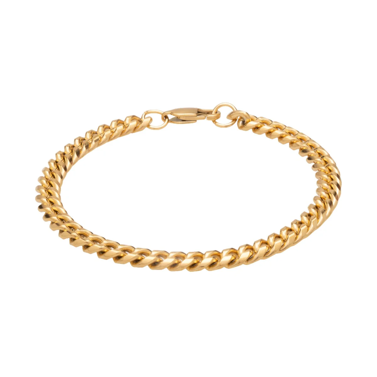 Gold Cuban Chain Bracelet - Image 3