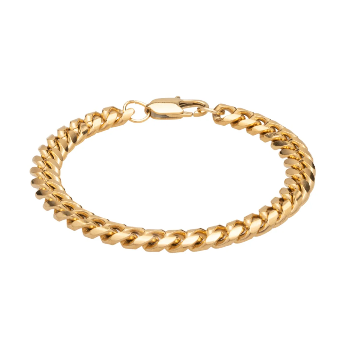 Gold Cuban Chain Bracelet - Image 5