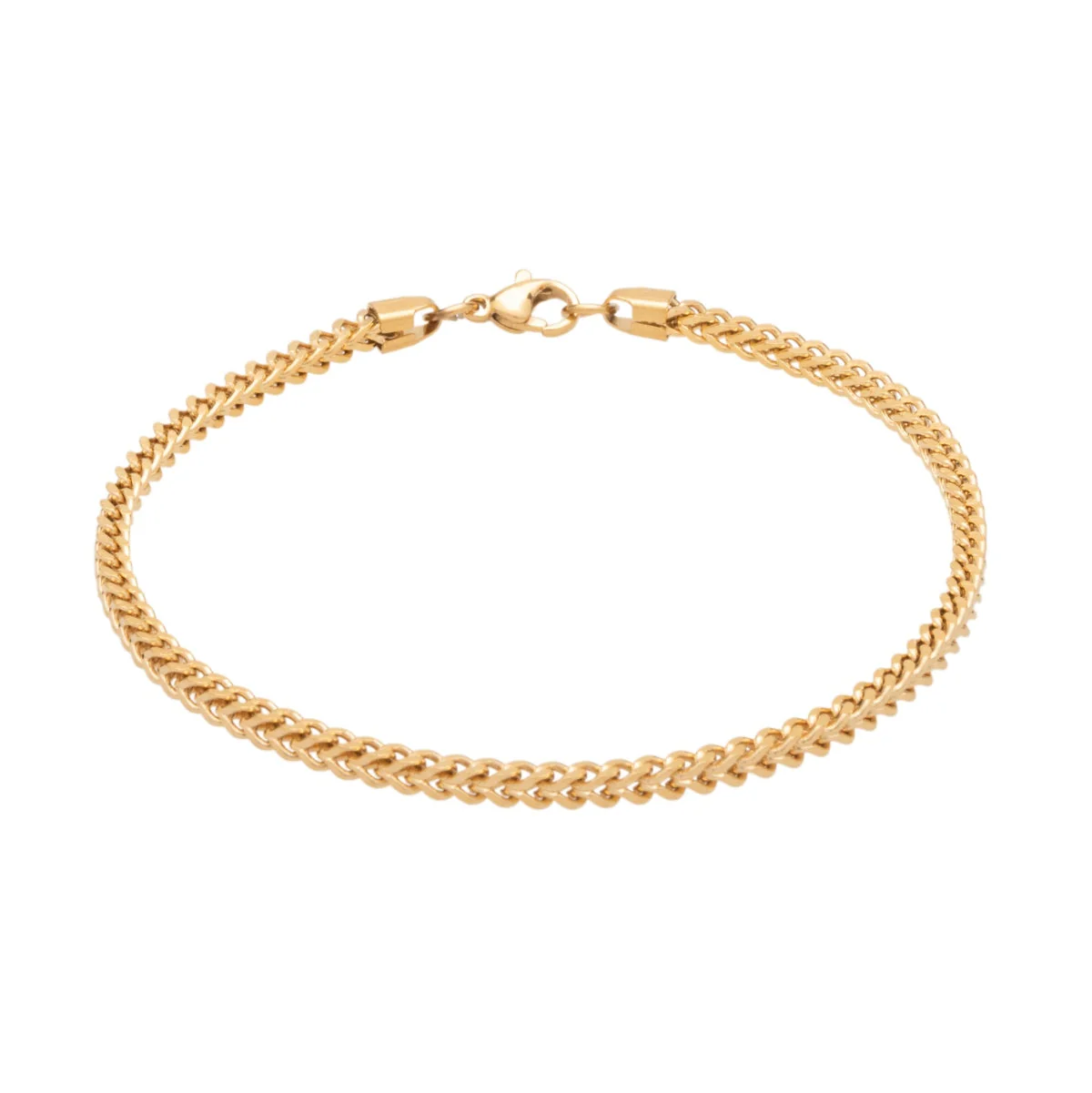 Gold Franco Chain Bracelet - Image 3