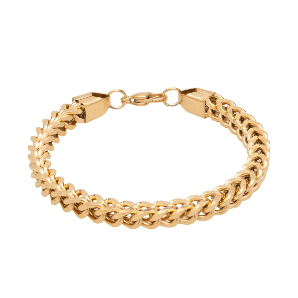 Gold Franco Chain Bracelet - Image 5