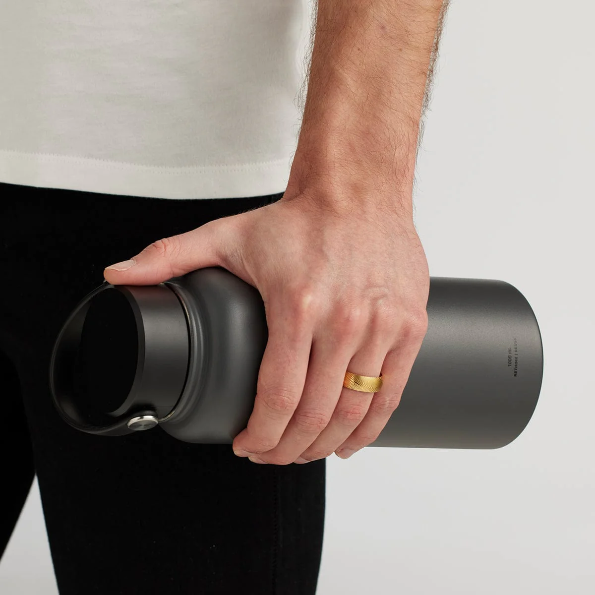 Men’s Gold Damascus Ring - Image 4
