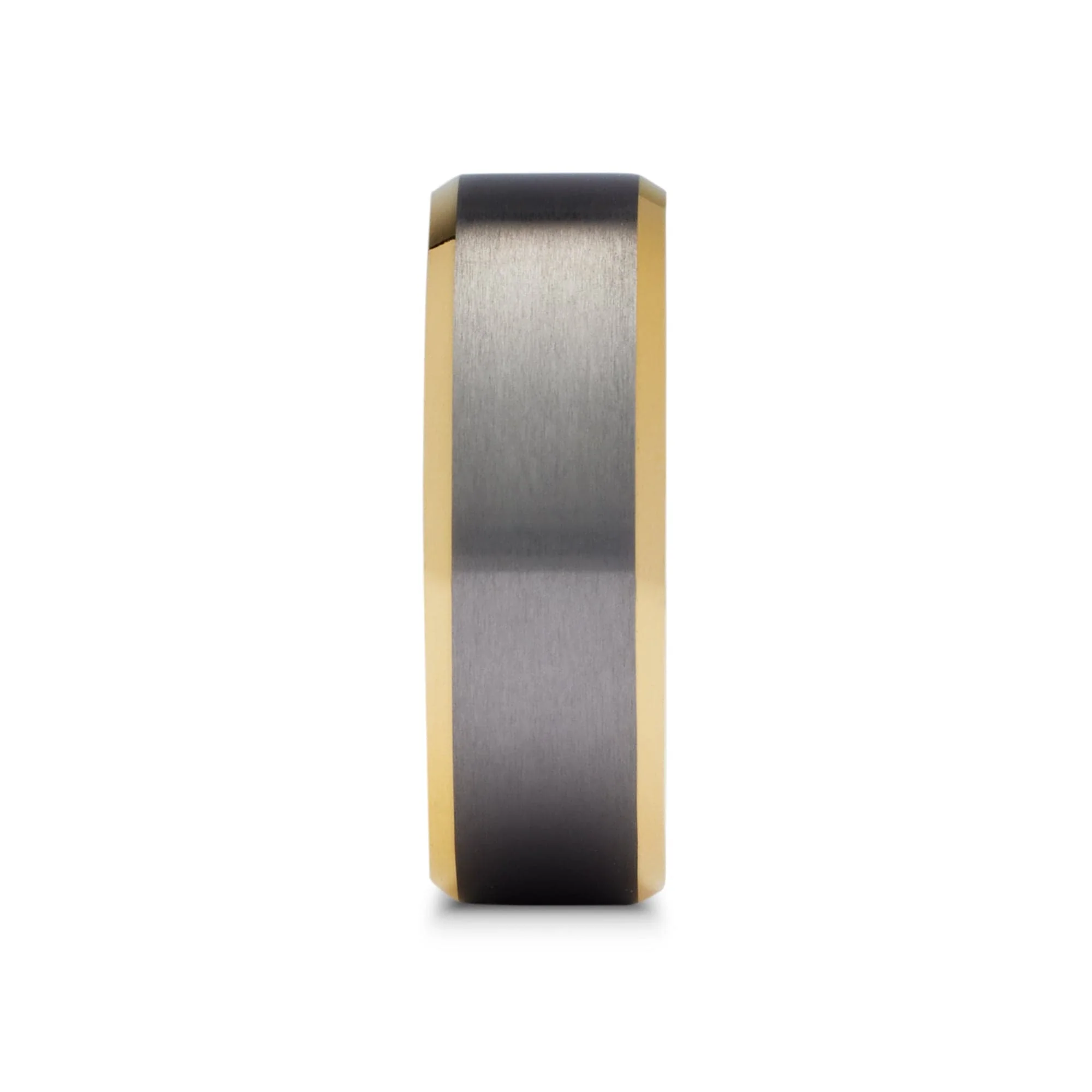 Men’s Gold Edge Tantalum Ring - Image 3