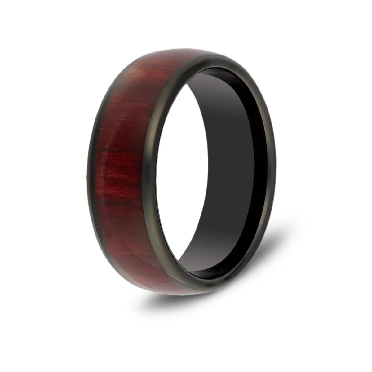 Men's Polished Wood Ring - Image 3