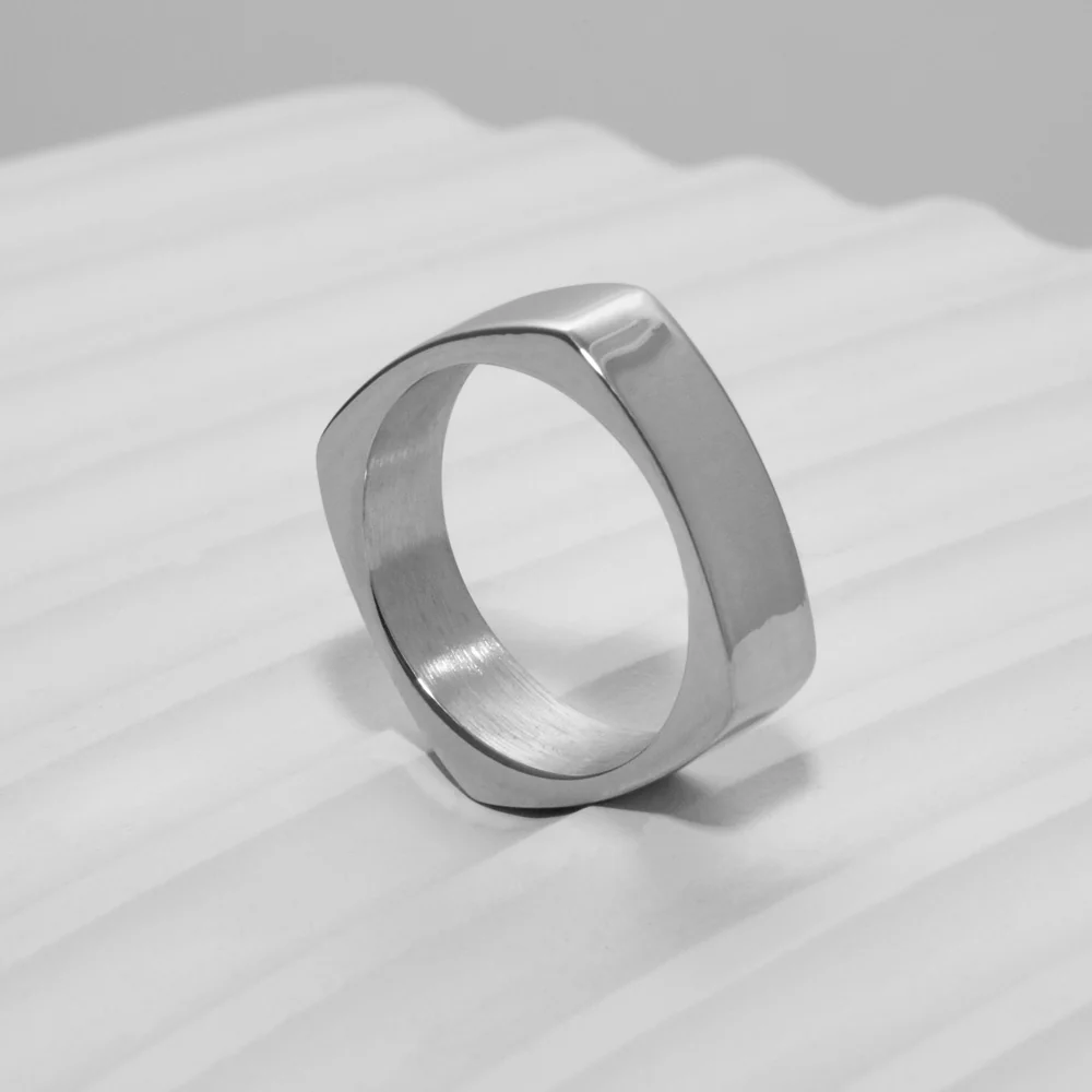 Men's Squared Ring - Image 4