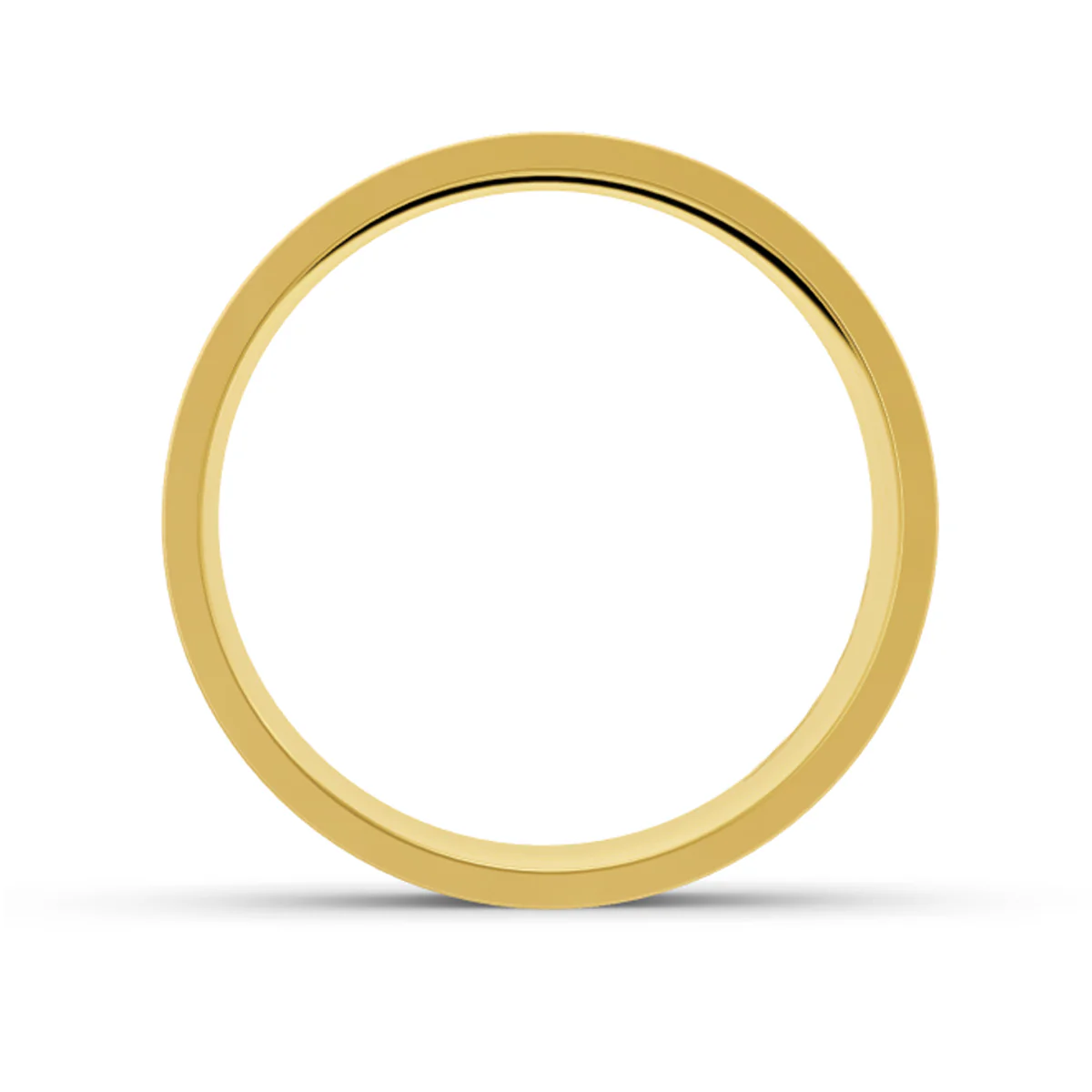 Men's Yellow Gold Accent Ring - Image 3