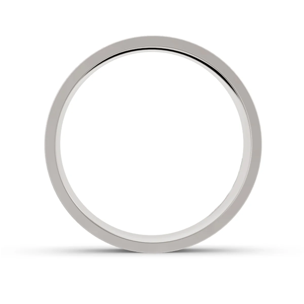 Men's White Gold Accent Ring - Image 3