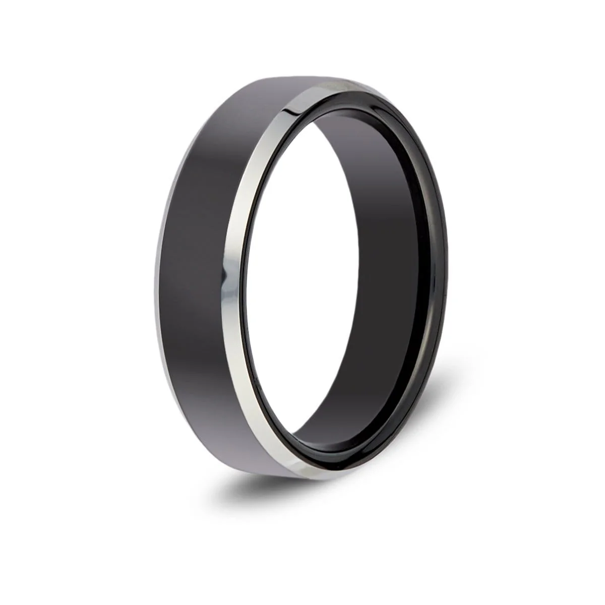 Men's Two-Tone Tungsten Ring - Image 3