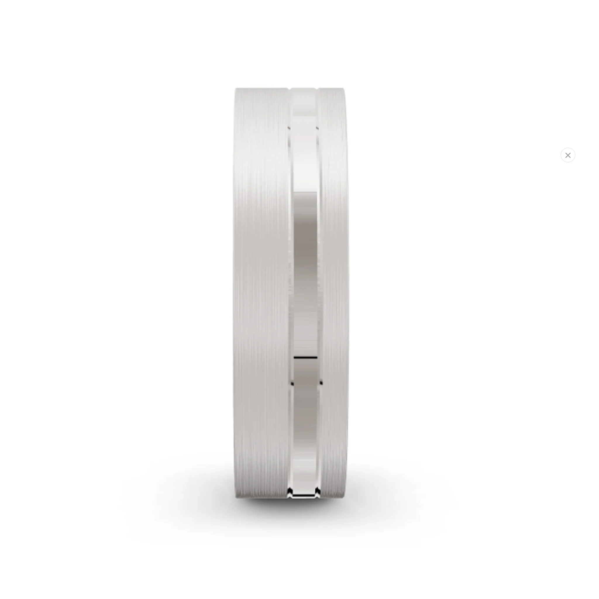 Men's White Gold Accent Ring - Image 2
