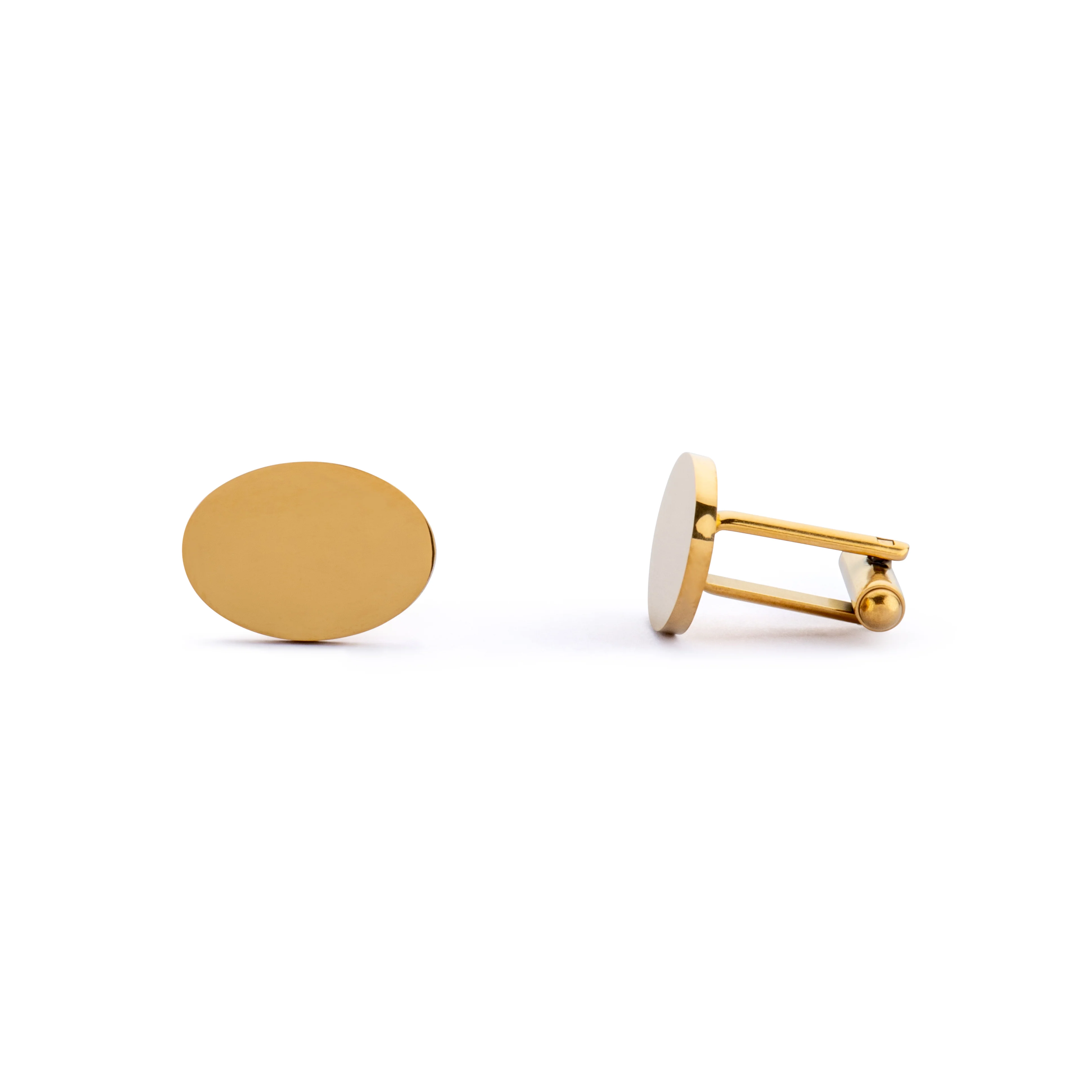 Oval Engravable Cufflinks - Image 4