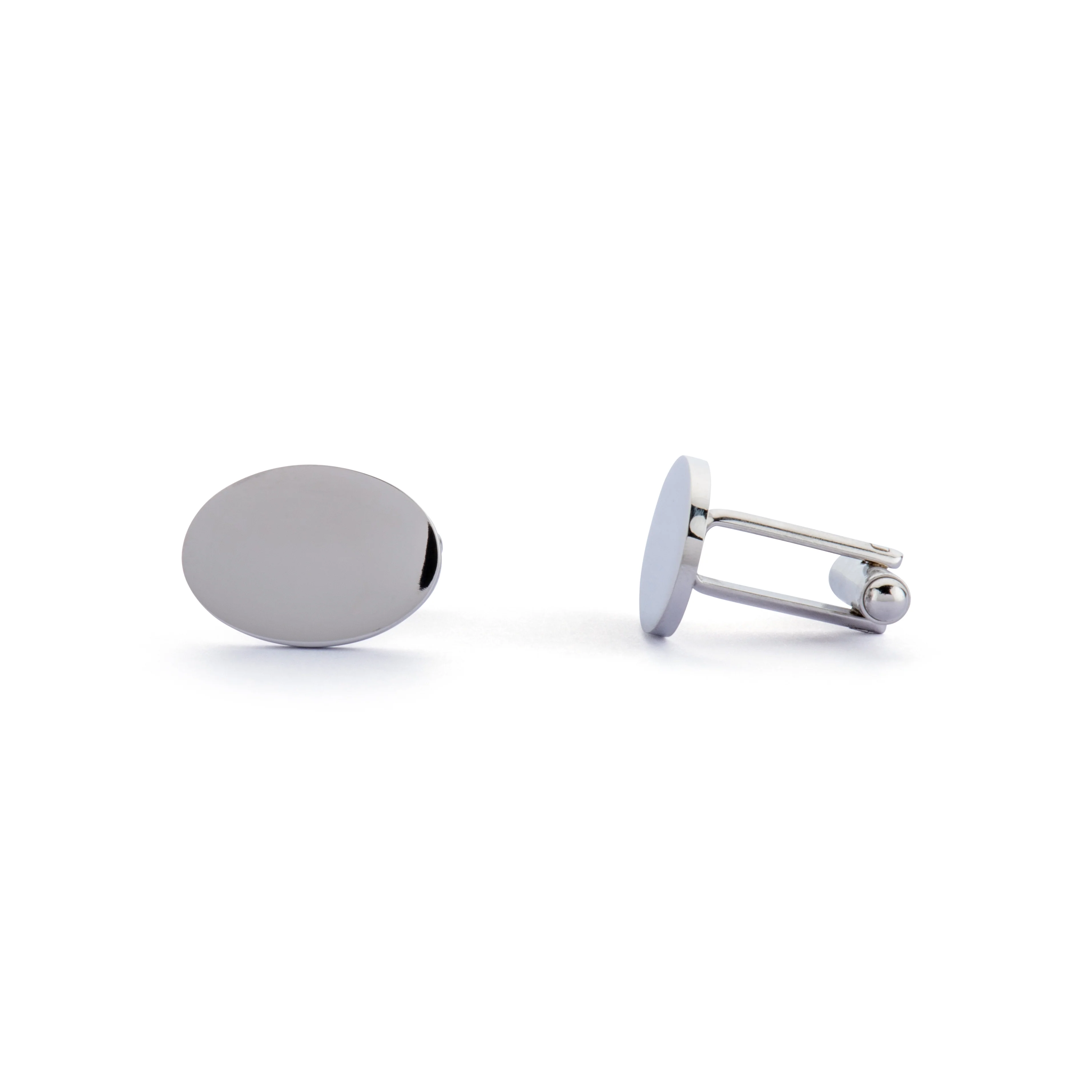 Oval Engravable Cufflinks - Image 5