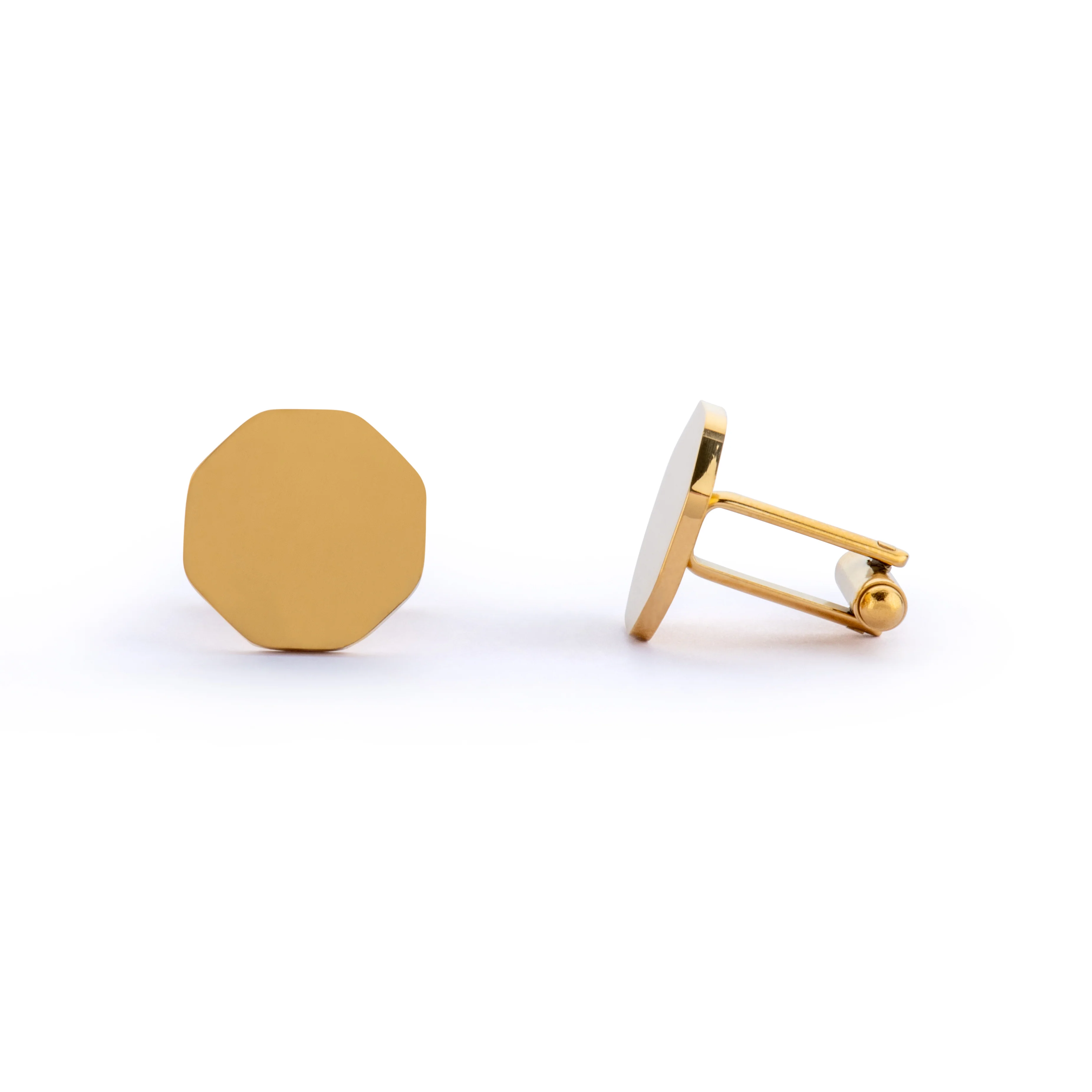 Polygon Engravable Cufflinks - Image 4