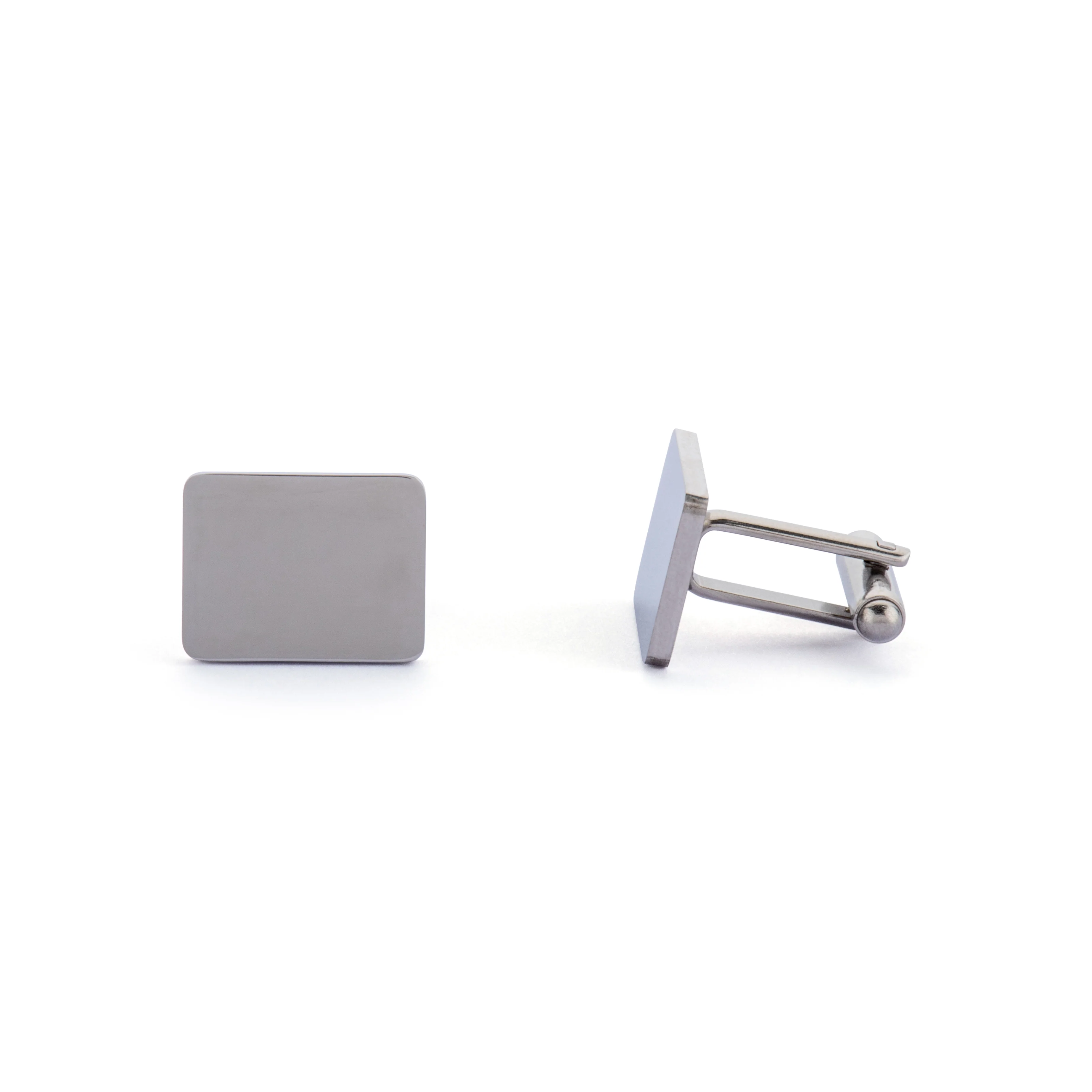 Rectangle Engravable Cufflinks - Image 5
