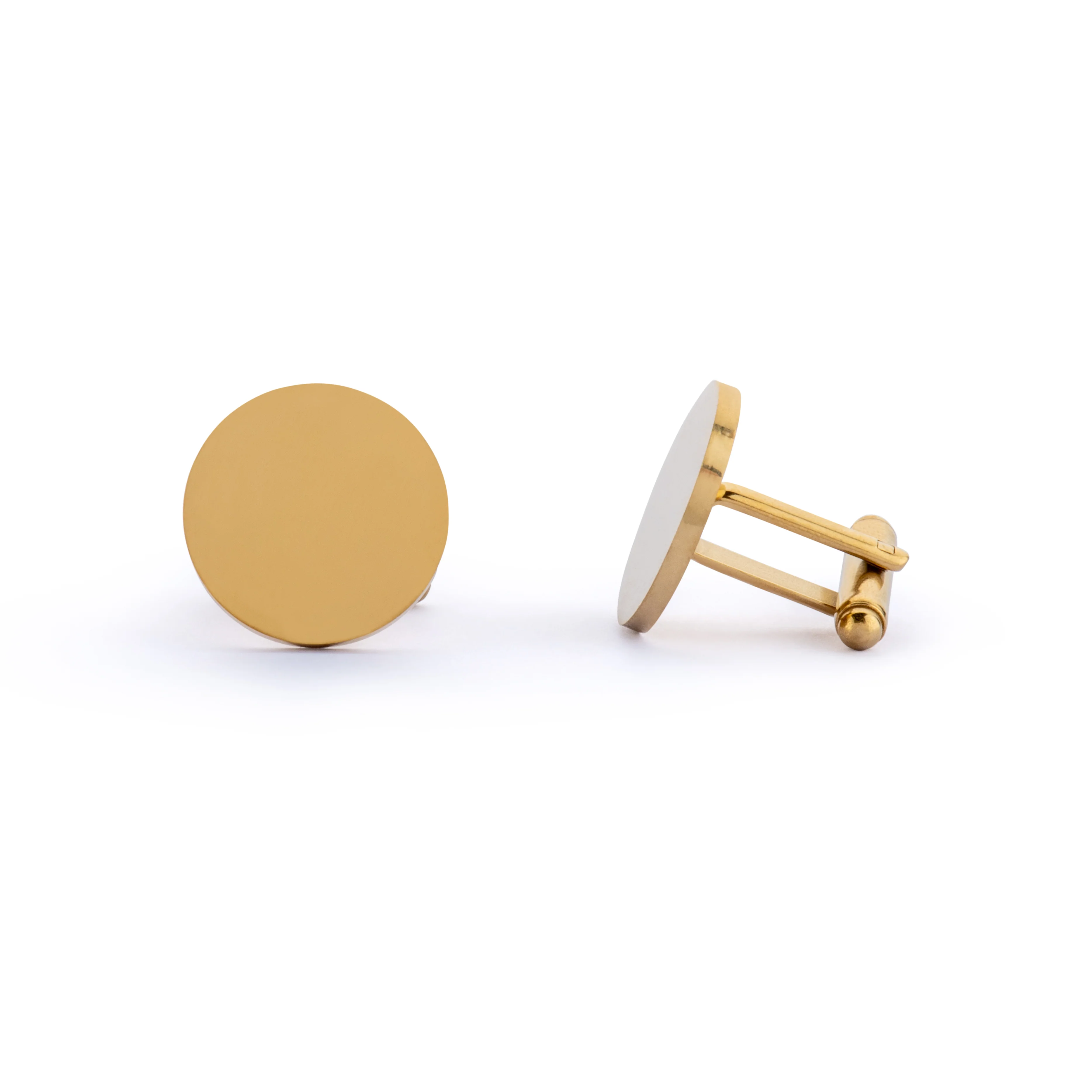 Round Engravable Cufflinks - Image 4