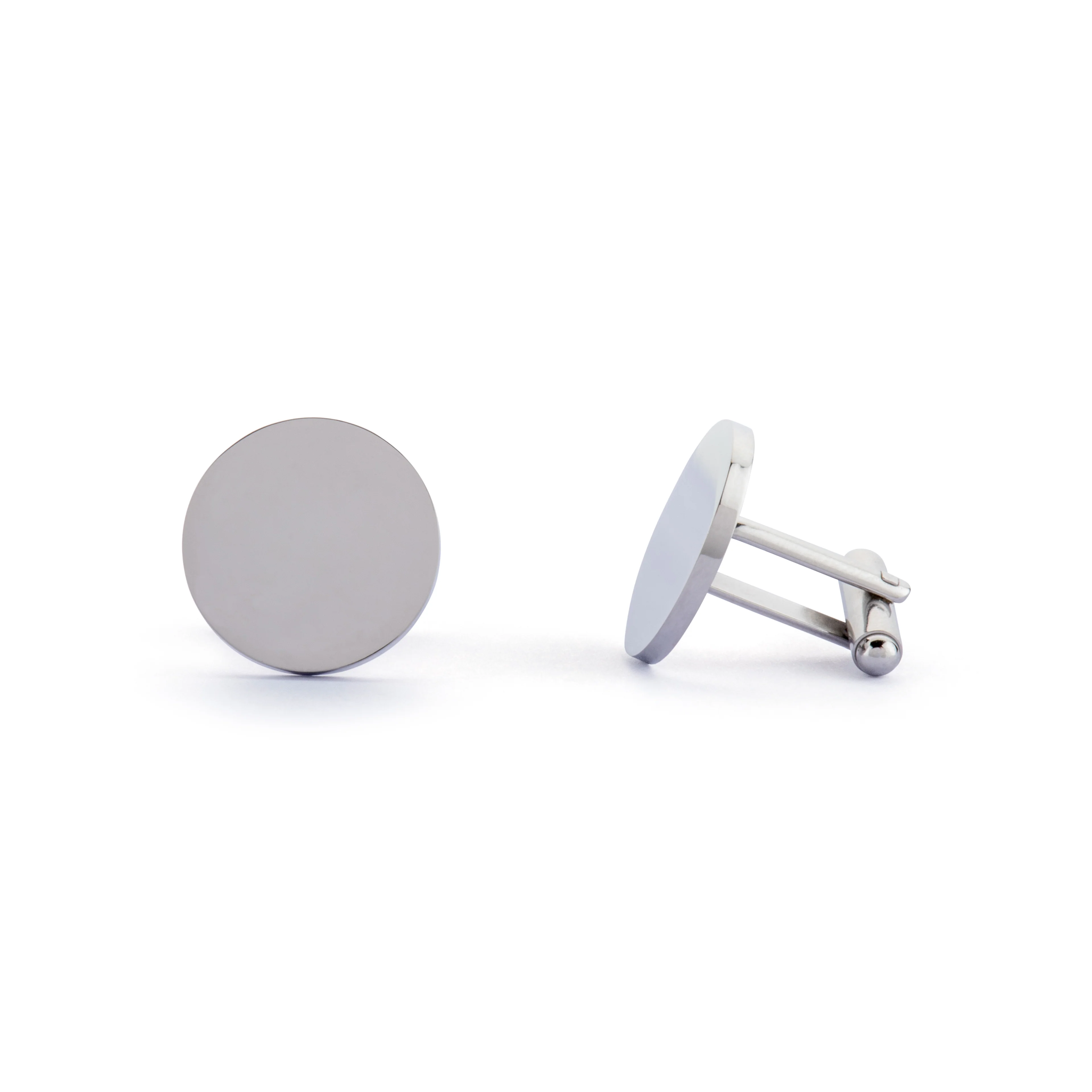 Round Engravable Cufflinks - Image 5
