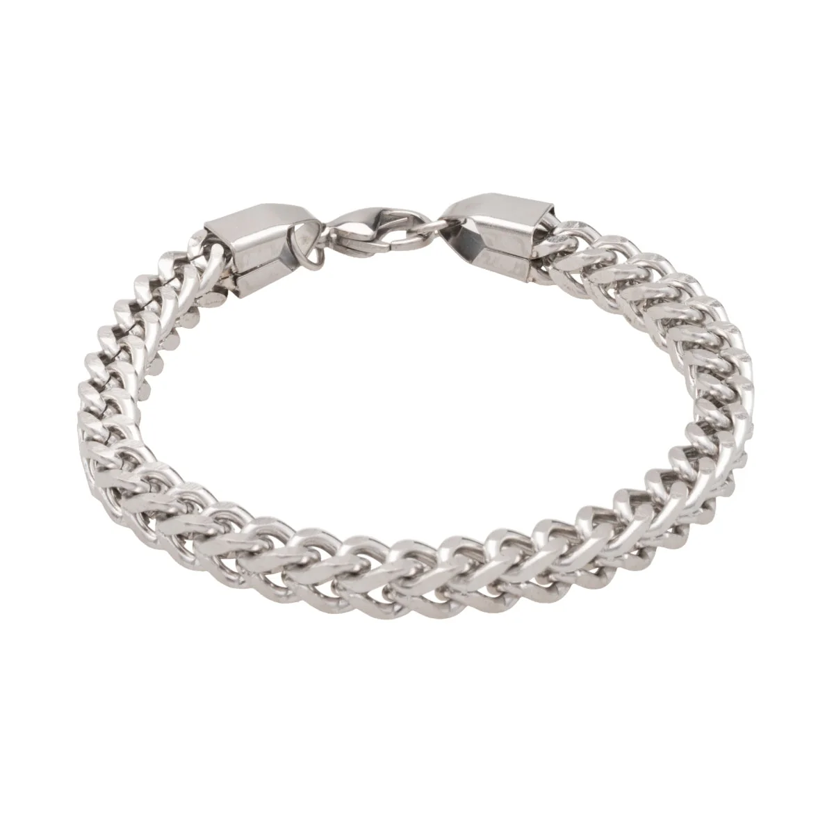 Silver Franco Chain Bracelet - Image 5