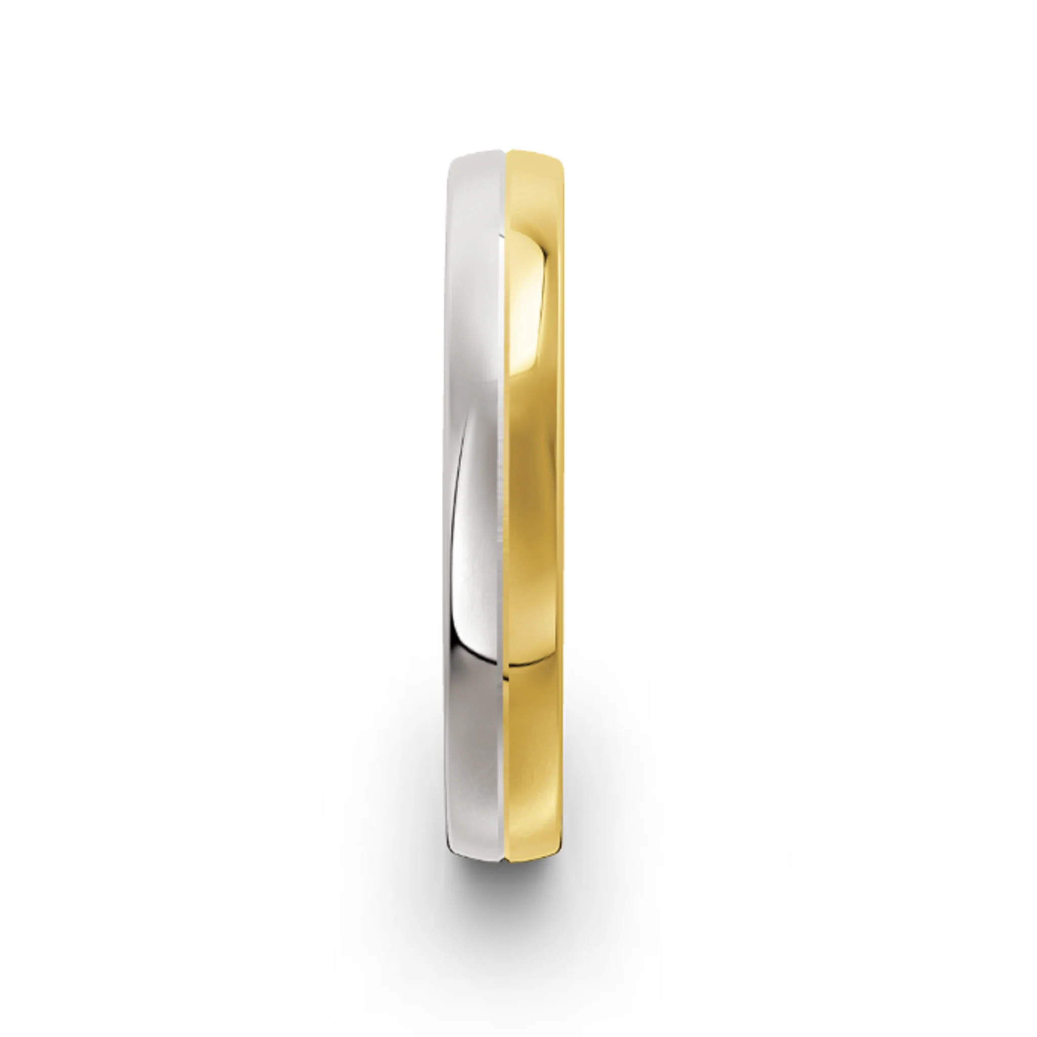 Women's Classic Two Tone Gold Ring - Image 4