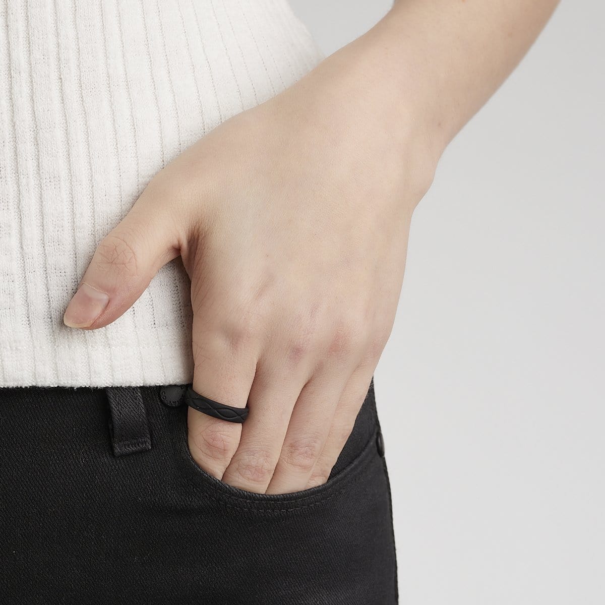 Women's Infinity Silicone Ring - Image 4